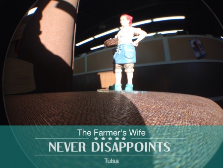 Farmer's Wife through the fish eye lens