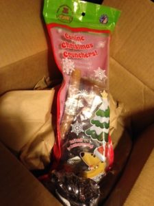 Christmas Canine Cruncher dog stocking